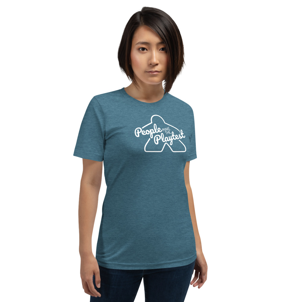 unisex-premium-t-shirt-heather-deep-teal-front people make the playtest the big meeple unisex premium t-shirt heather deep teal women's profile