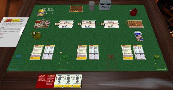 Single player set-up for Fiction Impossible.