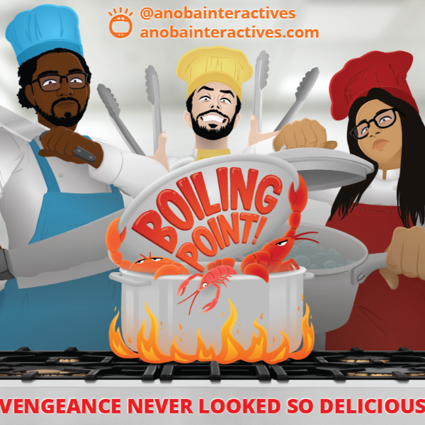 3 chefs and crustaceans escaping