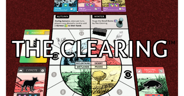 creature cards with board and tokens