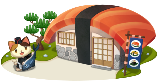 Lucky Cat, sushi shop