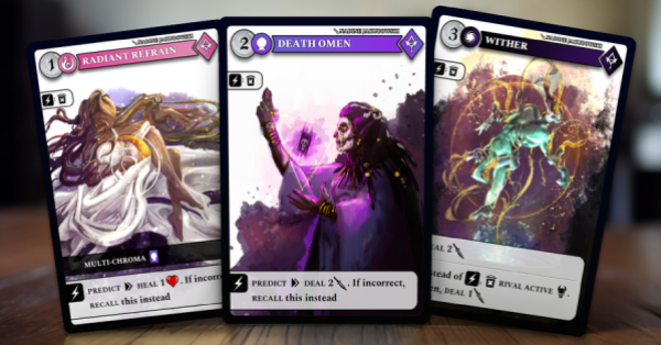 Three cards from Chroma Arcana