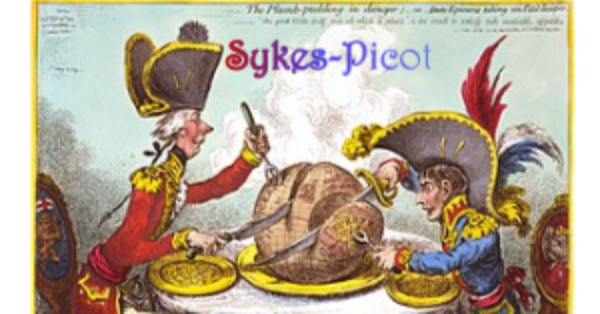 An early 19th century cartoon rendering of England and French ambitions to carve up the globe into their own imperial projects.