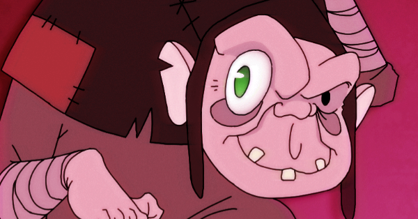 A hunchbacked Minion