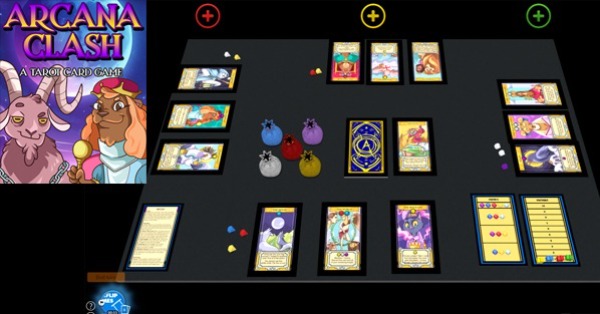 After a few turns, all players have a filled tableau and have started collecting Insight.