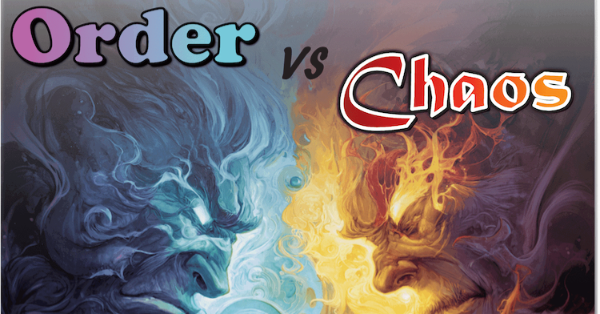 order vs chaos battle for the universe 2-player board game