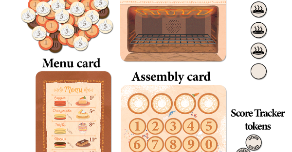 Tiramisu board game setup from MILLRAT Pack!