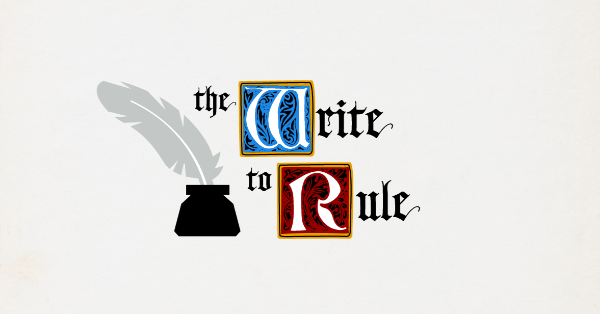 logo for The Write to Rule prototype