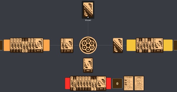 A 3 player game of Ricochet being played in screentop.gg