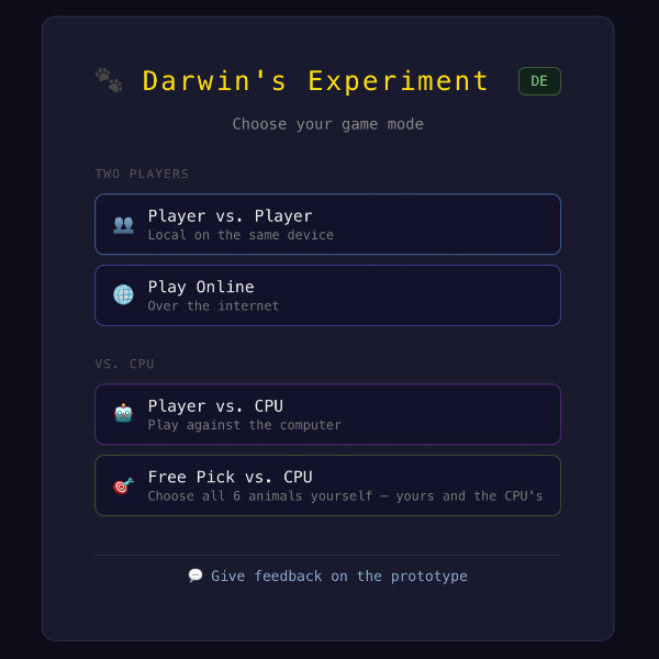 Start Screen
