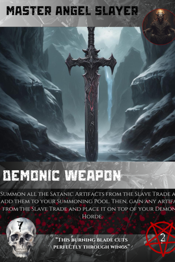 Demonic Weapon Card Type