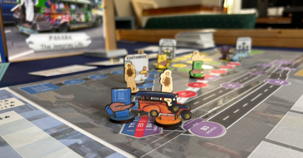 Prototype featuring Jeepney meeples!