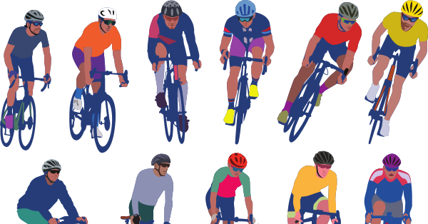Bike racers, cards