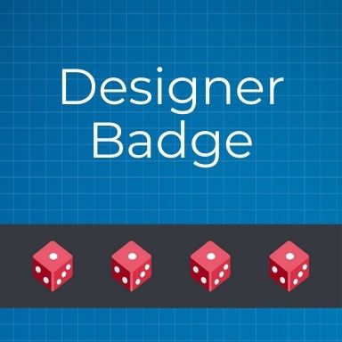 Protospiel Online Designer Badge