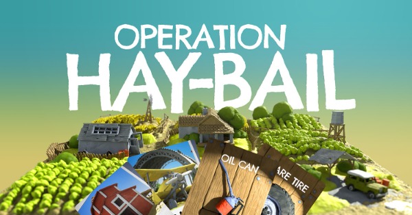 Playing cards and illustrated board from Operation Hay-Bail