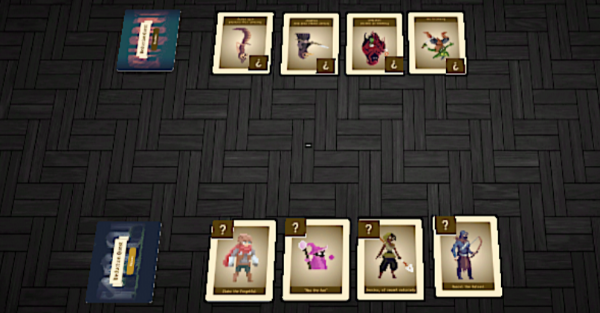 Deduction Quest card game, players fight battles using logic, memory, and intuition