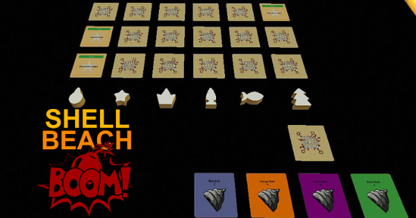 Shell Beach Boom! is a game about hermit crabs trying to get the biggest shell on an artillery range beach.