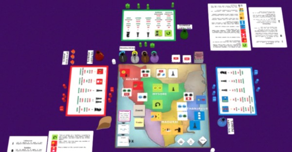 Nayakas - Indian Board Game at Protospiel