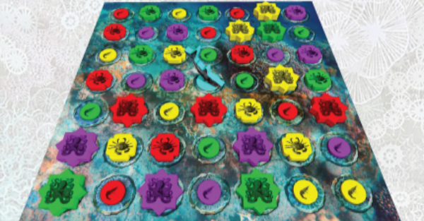 Reef Mates abstract strategy board game