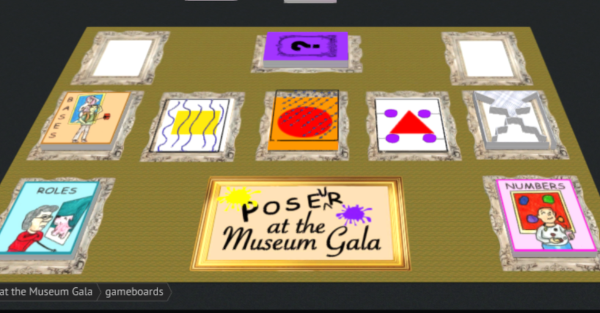 Poseur at the Museum Gala, a hidden role game