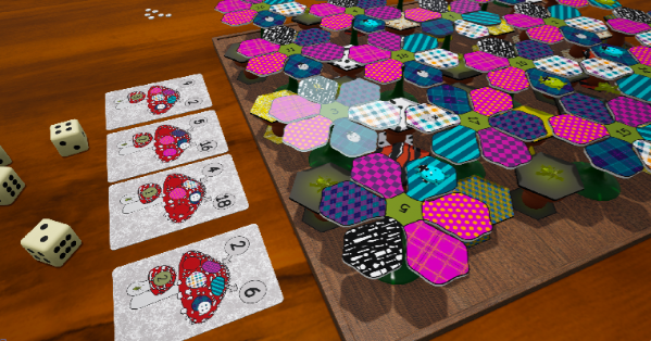 Ladybird Logic Mushroom Maze game in progress on TTP