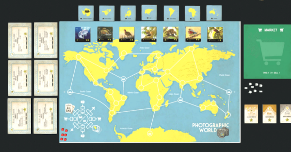 Screenshot of Photographic World Setup in Tabletopia