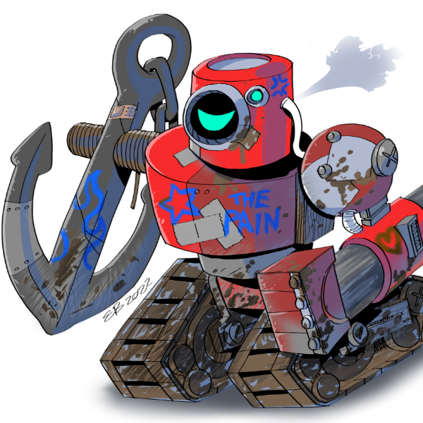red scrapbot
