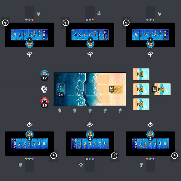 Stoked 6 player game