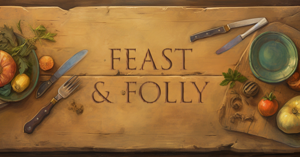 Feast and Folly board game banner