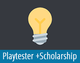 Playtester +Scholarship