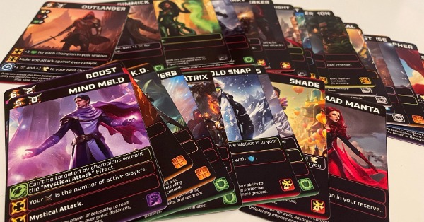 This is the cards of the final product prototype.