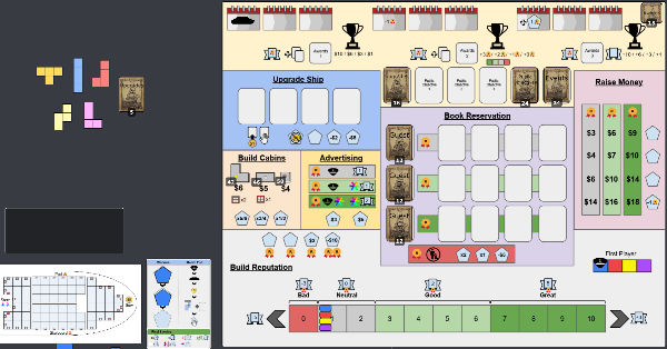 worker placement game board