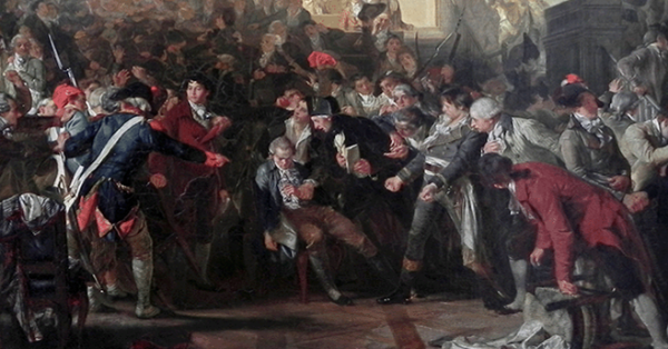 Max Adamo's Painting- The Death of Robespierre