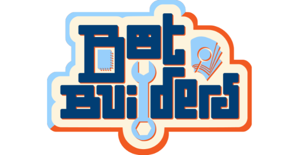 Bot Builders logo (stylized text with wrench, chip, and book icons)