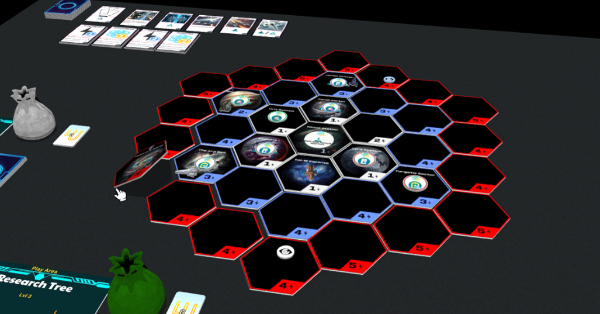 Players spread out into the ever expanding cosmos in Deep Space Race!