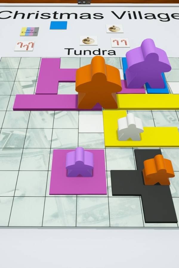 Players occupy regions in the Tundra, which generate Essences.