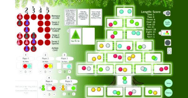 digital prototype for a board game, working title Trim the Tree