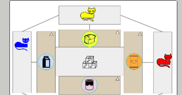 Cats in a bodega, ready to work