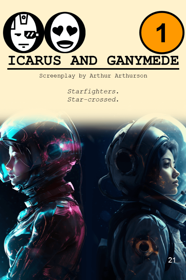 Script card Icarus and Ganymede