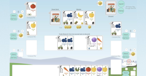Prototype negotiation and trading board game, digital implementation